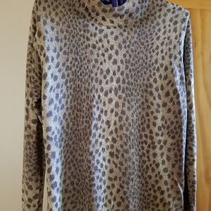 Gold pullover August Silk..leopard